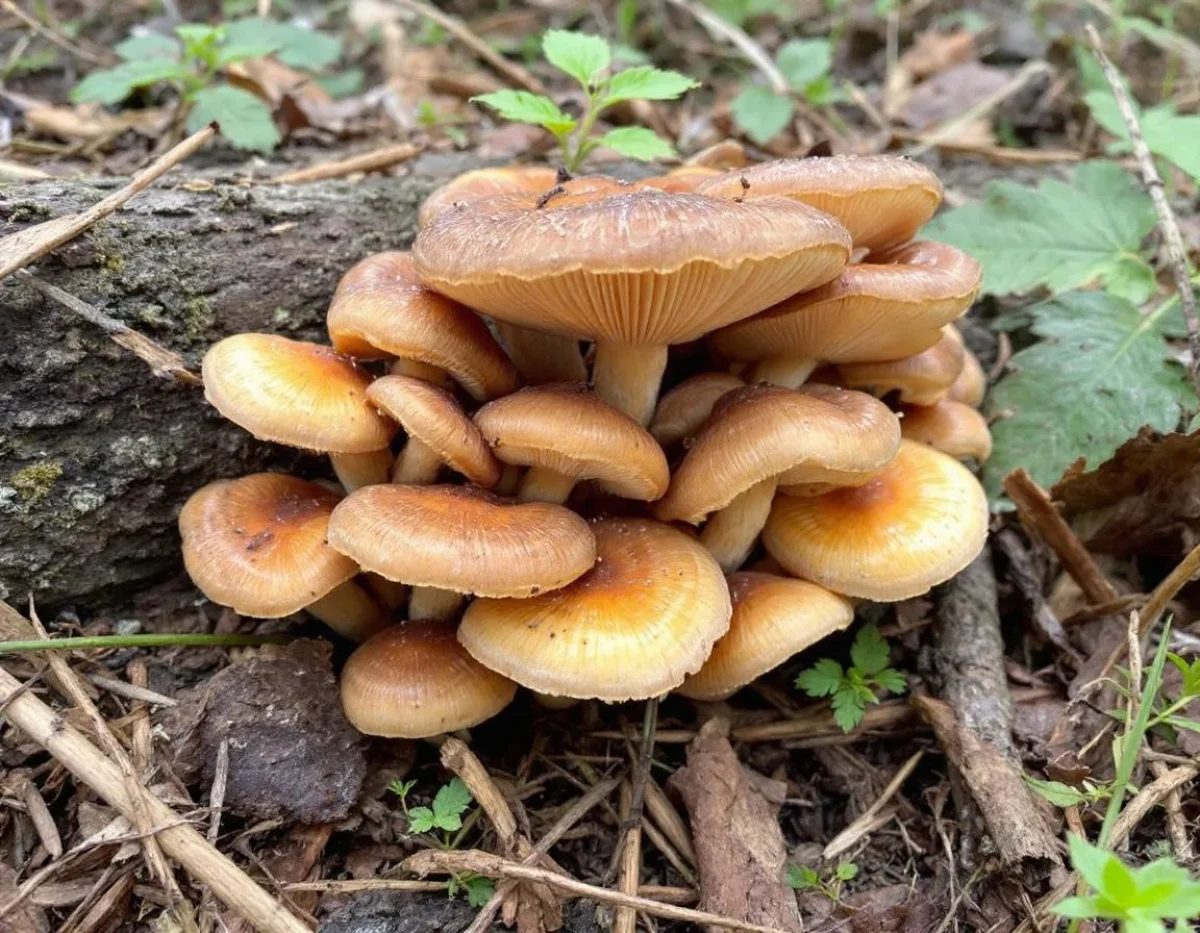 Les champignons oranges sur bois mort : trésors cachés pour propriétaires fonciers