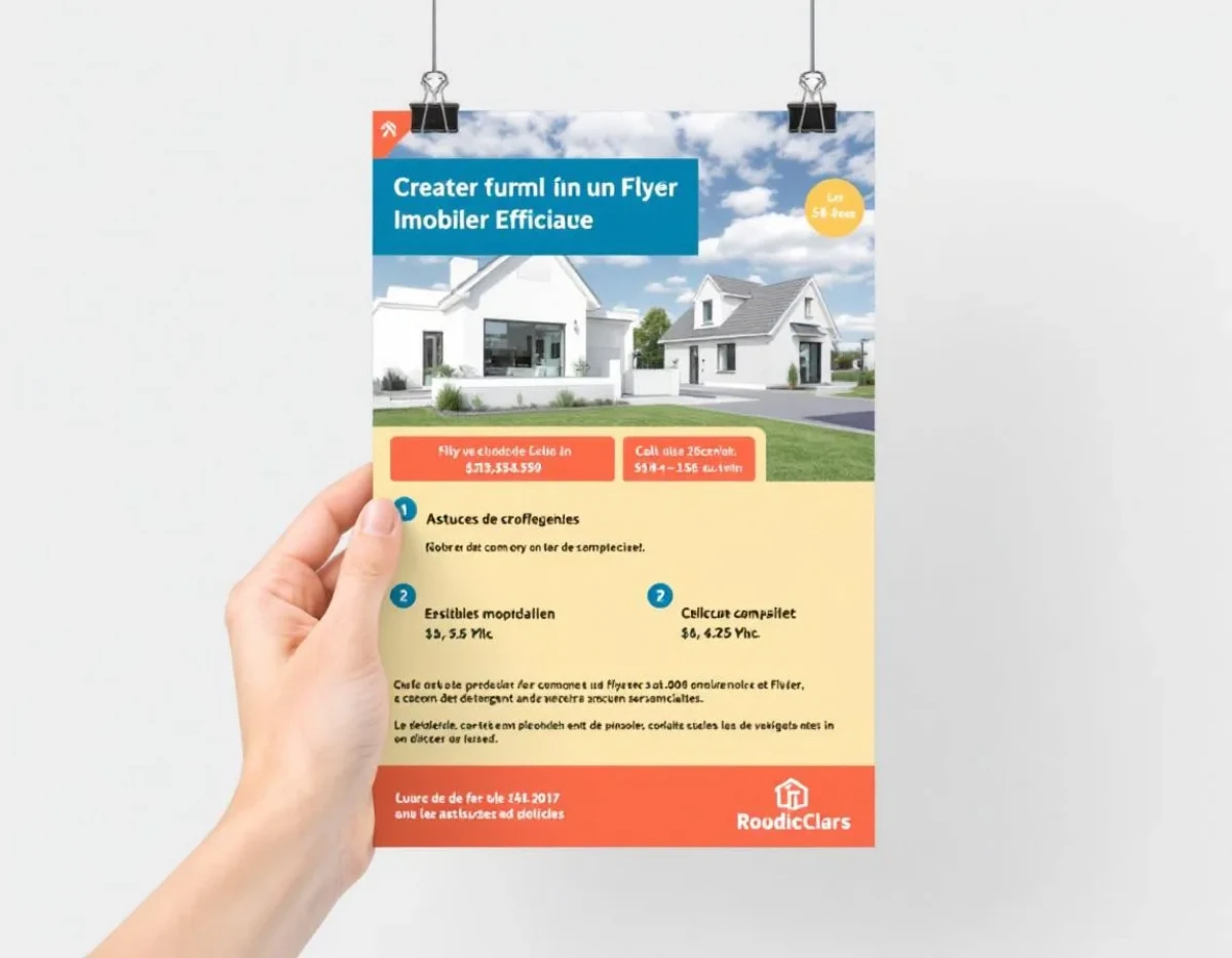 Guide Complet pour Créer un Flyer Immobilier Efficace : Astuces et Stratégies