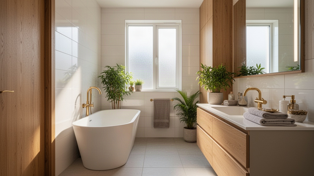 Aménager votre plan salle de bain 7m2 en longueur avec style