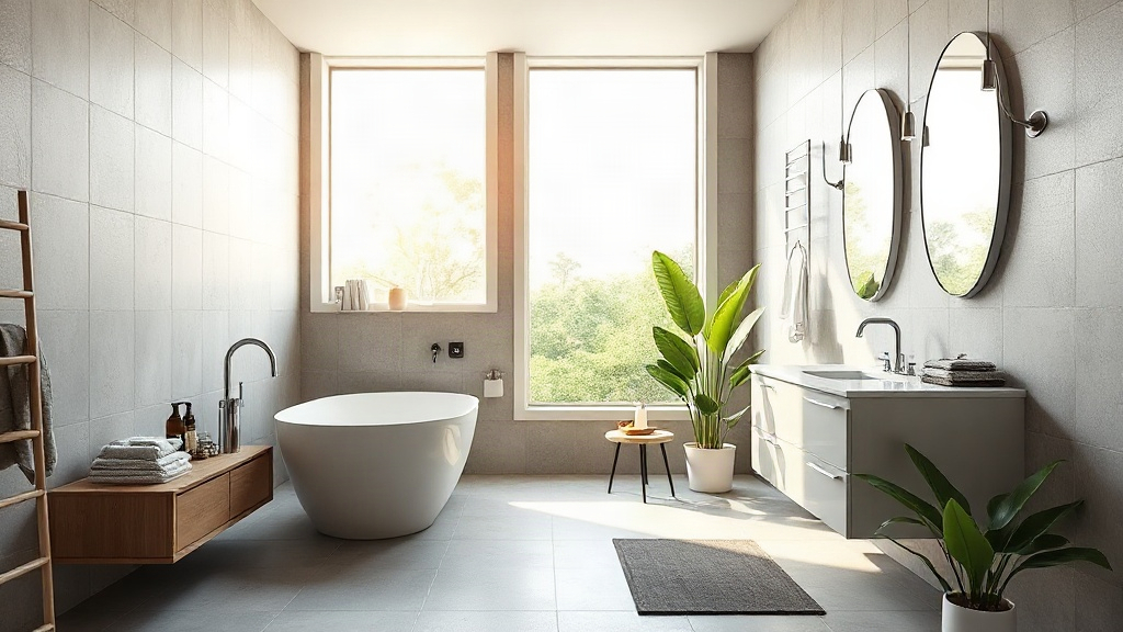 Astuces pour un plan salle de bain 7m2 en longueur accueillant